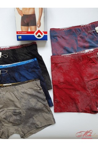 Боксеры из бамбукового полотна с внутренней резинкой Taso 5697  L серые